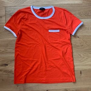 J. Crew T-shirt. Size S. Orange